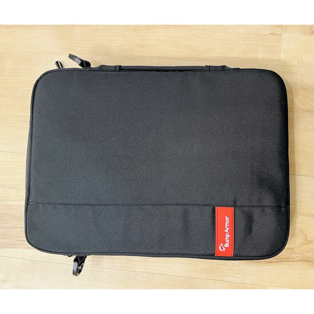 Bump Armor 13"x9" Padded Laptop Sleeve Black Protective Notebook Tablet Case